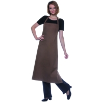 Bib Apron Basic - Light brown