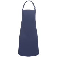Water-Repellent Bib Apron Basic with Buckle - Navy