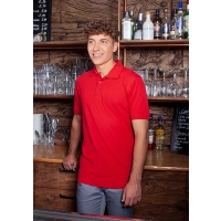 Men's Workwear Polo Shirt Basic - Red