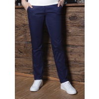 Ladies' Chino Trousers Modern-Stretch - Navy
