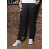 Ladies' Chino Trousers Modern-Stretch - Black