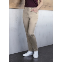Ladies' 5-Pocket Trousers Classic-Stretch - Pebble grey