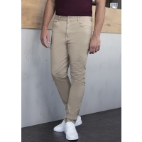 Men's 5-Pocket Trousers Classic-Stretch - Pebble grey