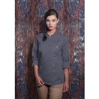 Ladies' Chef Jacket Jeans-Style - Vintage black