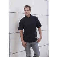 Short-Sleeve Chef Jacket Modern-Look - Black