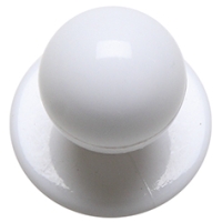 Buttons White , 12 Pieces / Pack - White