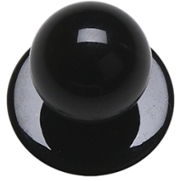 Buttons Black , 12 Pieces / Pack - Black