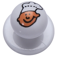 Buttons Chef , 12 Pieces / Pack - White