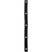 Button Strip 5-hole, 12 cm spacing , 2 Pieces / Pack - Black