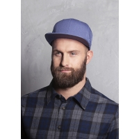 Flat Cap Jeans-Style - Vintage blue