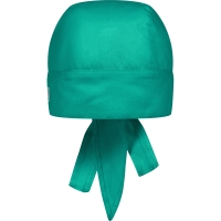 Bandana Essential , from Sustainable Material , 65% GRS Certified Recycled Polyester / 35% Conventional Cotton - Emerald green