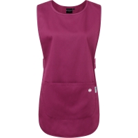Pull-over Tunic Essential , from Sustainable Material , 65% GRS Certified Recycled Polyester / 35% Conventional Cotton - Fuchsia