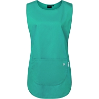 Pull-over Tunic Essential , from Sustainable Material , 65% GRS Certified Recycled Polyester / 35% Conventional Cotton - Emerald green