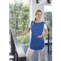 Pull-over Tunic Essential , from Sustainable Material , 65% GRS Certified Recycled Polyester / 35% Conventional Cotton - Royal blue