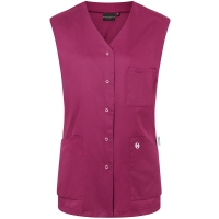 Sleeveless Ladies' Tunic Essential, from Sustainable Material , 65% GRS Certified Recycled Polyester / 35% Conventional Cotton - Fuchsia