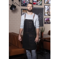 Bib Apron Urban X-Style - Black