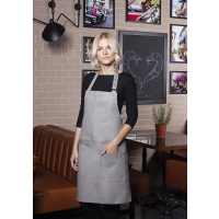 Bib Apron Urban Casual-Style - Stone grey