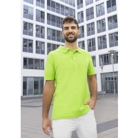 Men's Workwear Polo Shirt Modern-Flair, from Sustainable Material , 51% GRS Certified Recycled Polyester / 47% Conventional Cotton / 2% Conventional Elastane - Kiwi