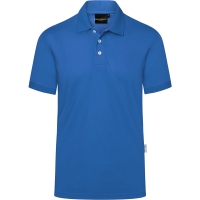 Men's Workwear Polo Shirt Modern-Flair, from Sustainable Material , 51% GRS Certified Recycled Polyester / 47% Conventional Cotton / 2% Conventional Elastane - Royal blue