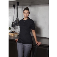 Short-Sleeve Ladies' Work Shirt Performance - Black