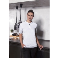 Short-Sleeve Ladies' Work Shirt Performance - White