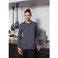 Long-Sleeve Ladies' Work Shirt Performance - Anthracite