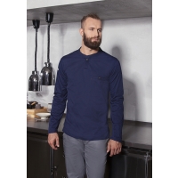 Long-Sleeve Work Shirt Performance - Navy