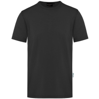 Men's Workwear T-Shirt Casual-Flair, from Sustainable Material , 51% GRS Certified Recycled Polyester / 46% Conventional Cotton / 3% Conventional Elastane - Black