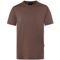 Men's Workwear T-Shirt Casual-Flair, from Sustainable Material , 51% GRS Certified Recycled Polyester / 46% Conventional Cotton / 3% Conventional Elastane - Light brown