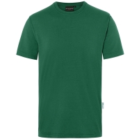 Men's Workwear T-Shirt Casual-Flair, from Sustainable Material , 51% GRS Certified Recycled Polyester / 46% Conventional Cotton / 3% Conventional Elastane - Forest green