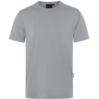 Men's Workwear T-Shirt Casual-Flair, from Sustainable Material , 51% GRS Certified Recycled Polyester / 46% Conventional Cotton / 3% Conventional Elastane - Platinum grey