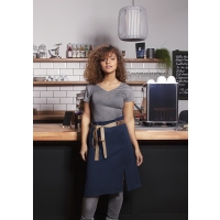Waist Apron Green-Generation , from Sustainable Material , Recycled Polyester - Steel blue