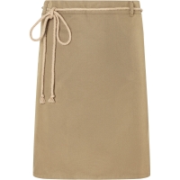 Waist Apron New-Nature , from sustainable material , 65% GRS Certified Recycled Polyester / 35% Conventional Cotton - Pebble grey
