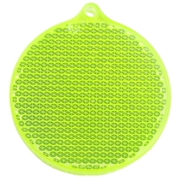 Reflector round shape - Lime yellow