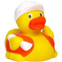 Squeaky duck construction worker - Multicoloured