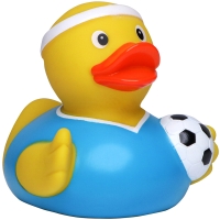 Squeaky duck soccer player - Multicoloured