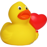 Squeaky duck heart balloon - Multicoloured