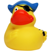 Squeaky duck pirate with eye patch and hat - Multicoloured