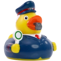Squeaky duck train attendant - Multicoloured