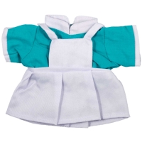 Nurse dress - White/turquoise