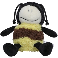 Plush bee Emma - Black/yellow