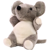 Plush mouse Vivien - Gray