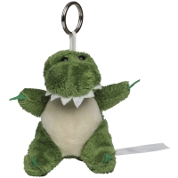 Plush crocodile with keychain - Green