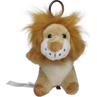 Plush lion with keychain - Brown