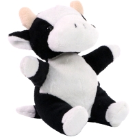 Plush cow Cordula - White/black