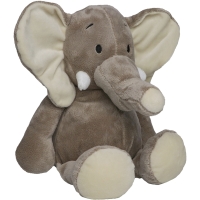 Plush elephant Nils - Stone