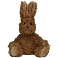 Plush rabbit Lina - Brown
