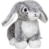 Plush rabbit Bettina - Gray