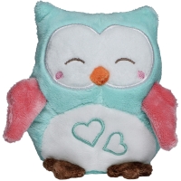 Owl with a rustle effect - Turquoise