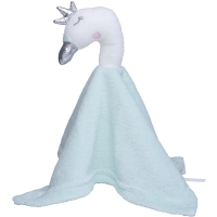 Cuddly blankets swan's head - Pastel green